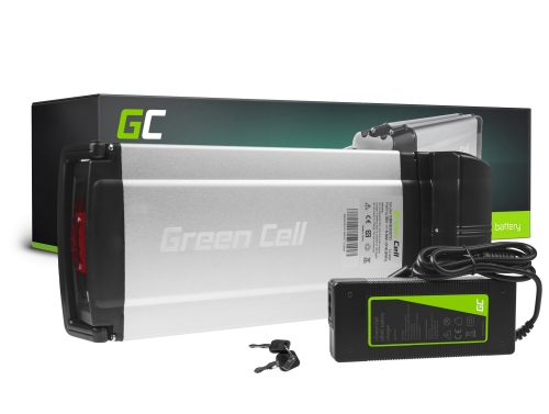 Green Cell® Μπαταρία Για Ηλεκτρικό Ποδήλατο 36V 8Ah 288Wh Rear Rack Ebike 4 Pin Με Φορτιστή