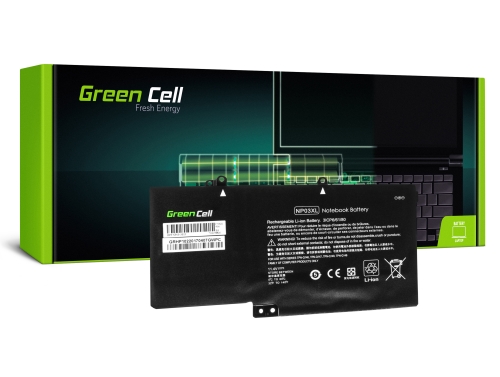 Green Cell Μπαταρία NP03XL 760944-241 760944-421 761230-005 HSTNN-LB6L για HP Envy x360 15-U 15-U000 15-U200 Pavilion x360 13-A