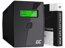 Green Cell UPS 800VA 480W Αδιάλειπτο Τροφοδοτικό με οθόνη LCD + Νέα εφαρμογή