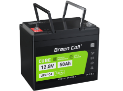 LiFePO4 Akku 50Ah 12.8V 640Wh Lithium-Eisen-Phosphat Batterie Photovoltaikanlage Wohnmobil