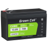 Green Cell® LiFePO4 Μπαταρία 7Ah 12,8V 89,6Wh λιθίου φωσφορικού σιδήρου για UPS, παιχνίδια, παρακολούθηση