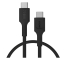 Καλώδιο USB-C 0,3m 100W Greencell PowerStream Γρήγορη Φόρτιση PD Panther Black